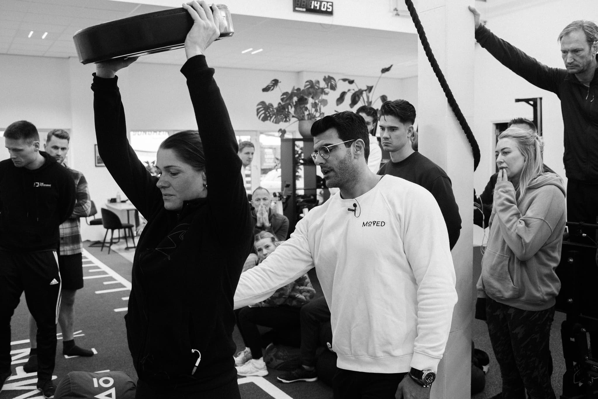 Richard Aceves coaching at a Moved Academy seminar in the Netherlands