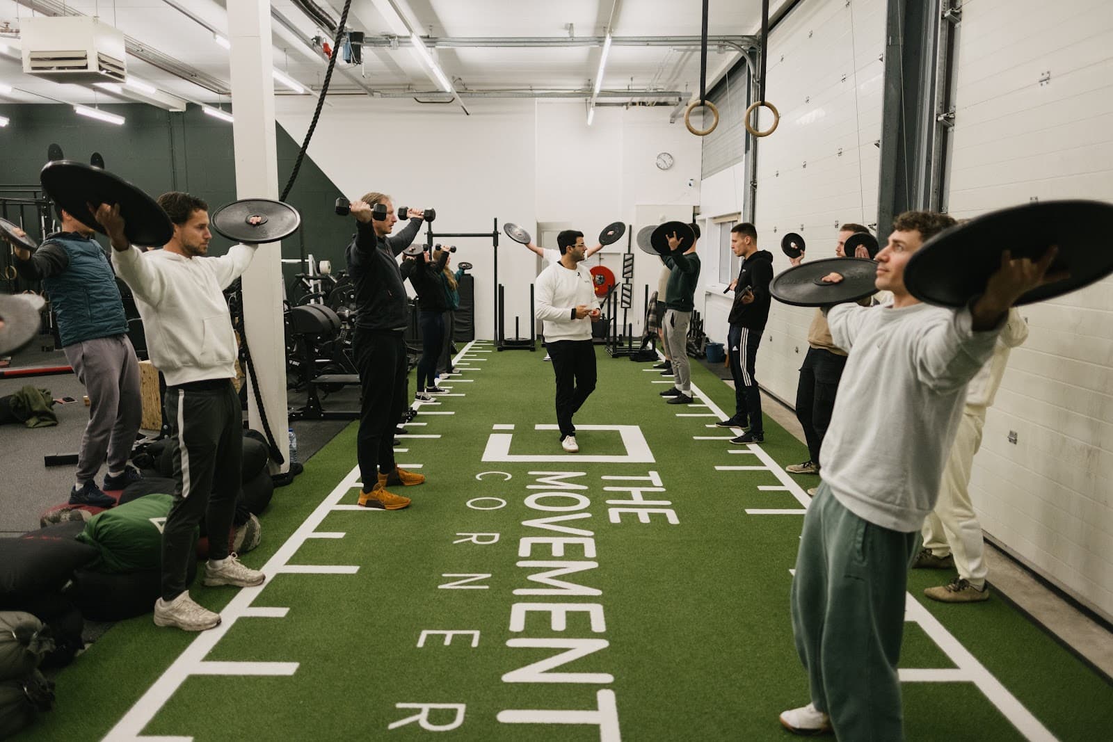 Group coaching session at a Moved Academy immersion