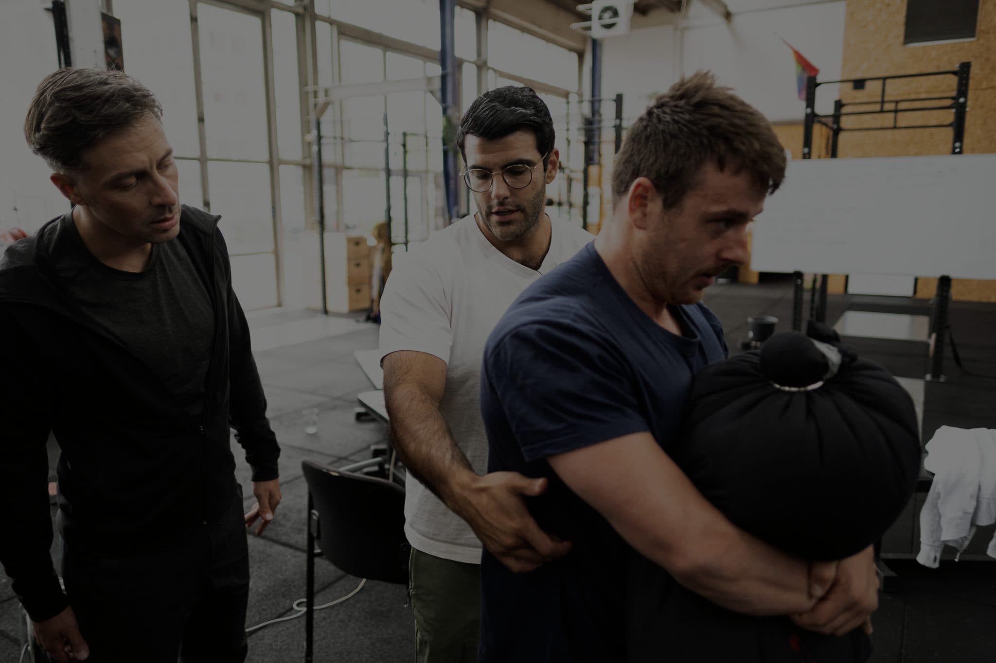 Richard Aceves coaching movement technique at a seminar